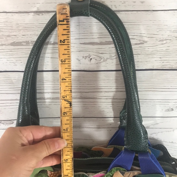 De De multicolored linked leather hobo bag NWOT - Picture 3 of 8